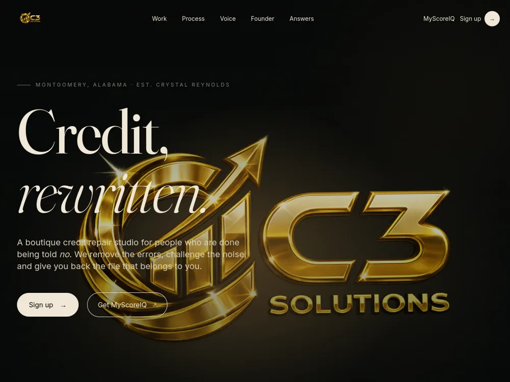 C3 Solutions website
