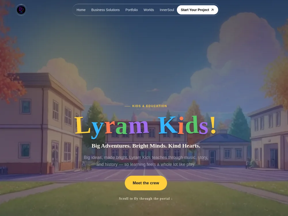 Bright & Playful template preview